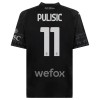 AC Milan Christian Pulisic 11 Fjerde 23-24 Svart - Herre Fotballdrakt